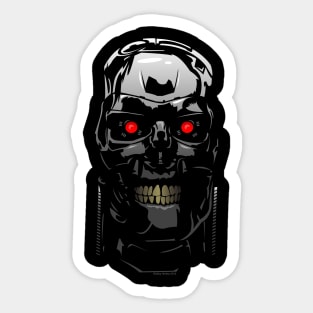 Terminator skull Sticker